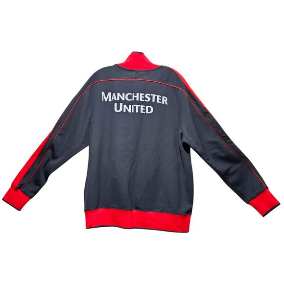 Nike Manchester United Track Jacket XL Gray/Red - Picture 2 of 8